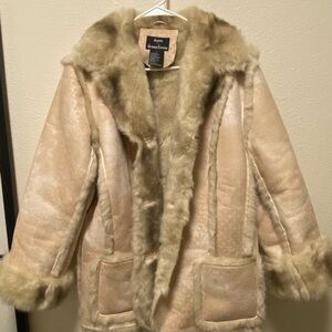 Dennis Basso Luxurious Faux Fur Coat